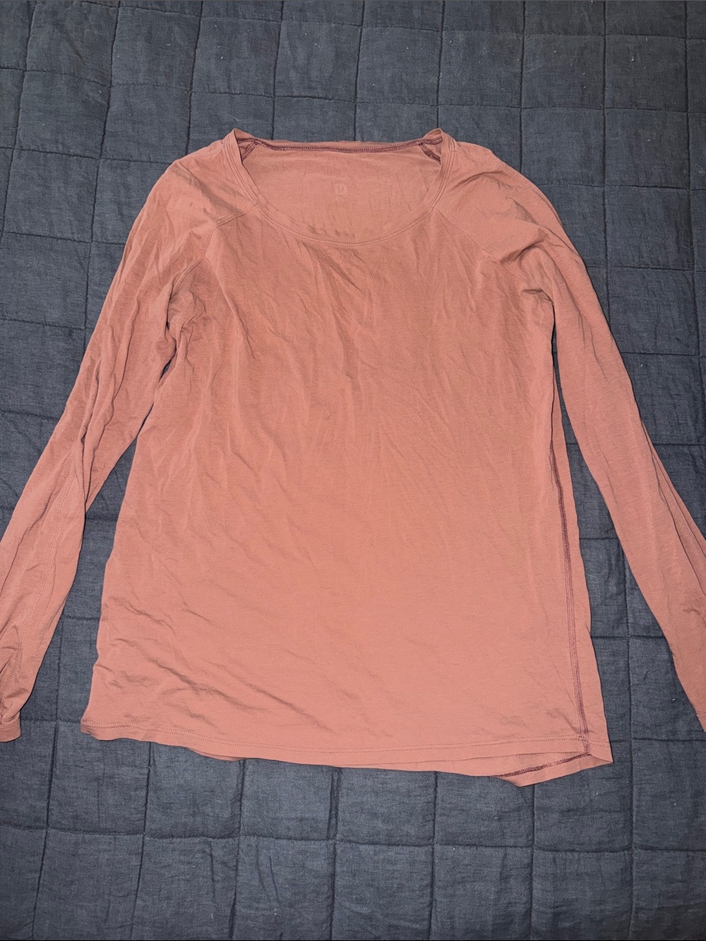 lululemon athletica Long-Sleeve Scoop Neck Top — Dusty Rose Pink
